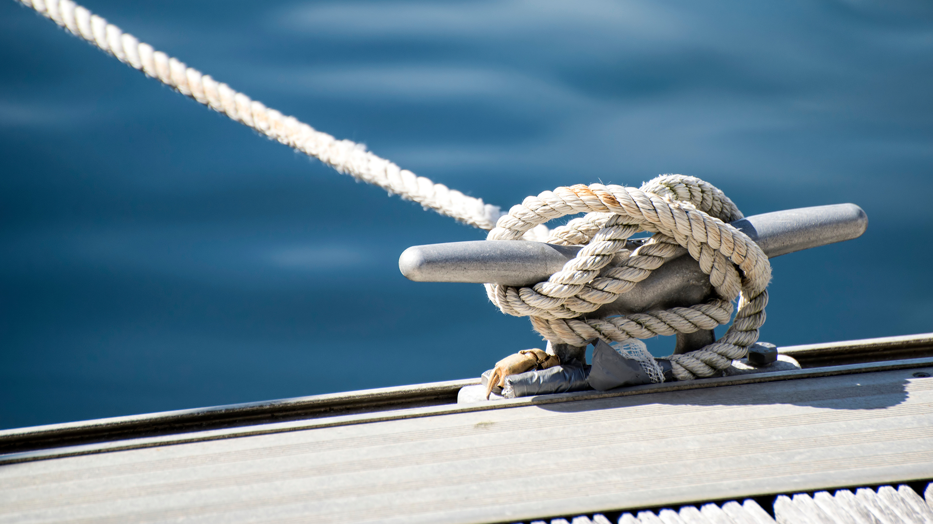 Rope On Bollard